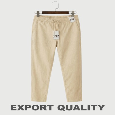 Premium Remi Cotton Solid Casual Trouser
